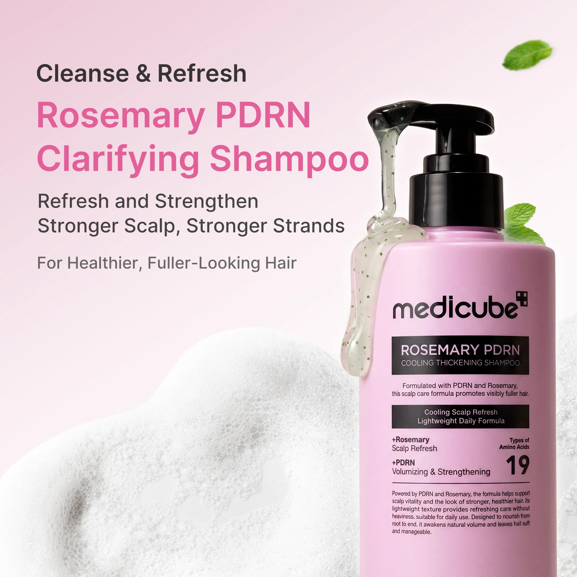 Rosemary PDRN Cooling Thickening Shampoo - Image 2