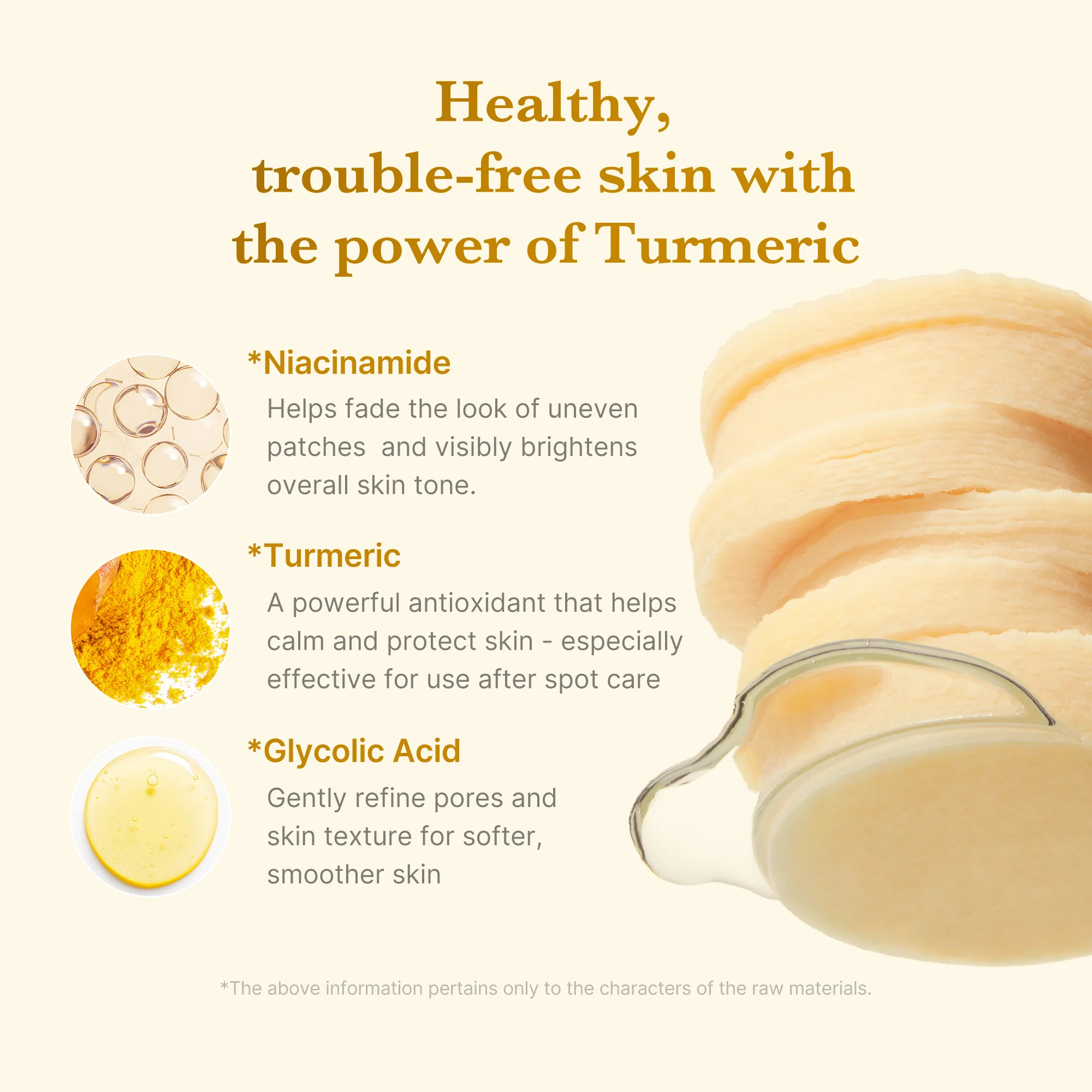 [Subscr.] Kojic Acid Tumeric Toner Pad - Image 3