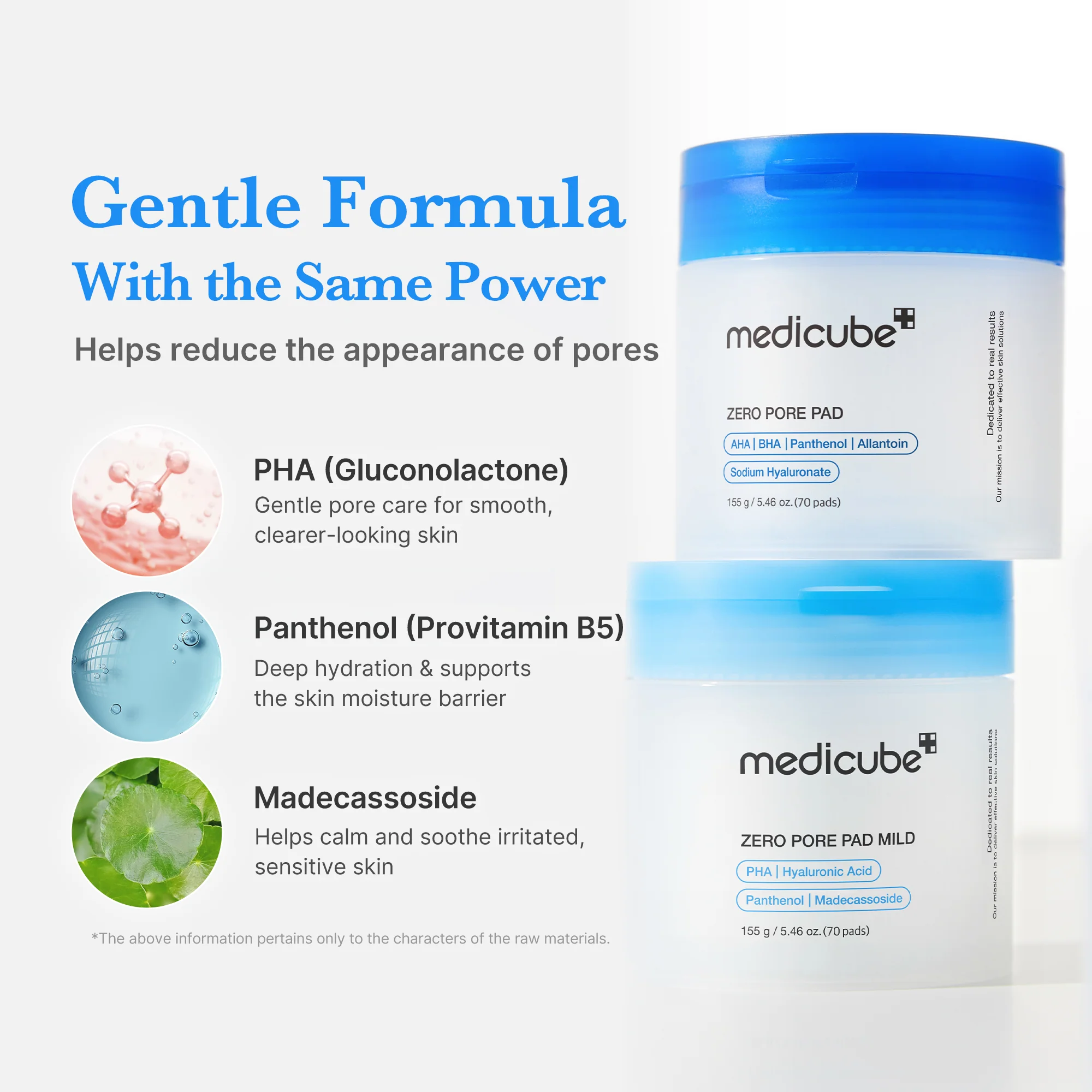 [Subscr.] Zero Pore Madecassoside Pads (Mild) - Image 4